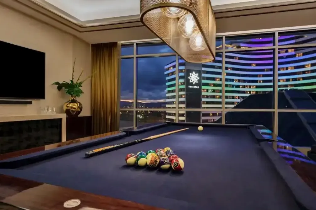 Family stay at a casino hotel